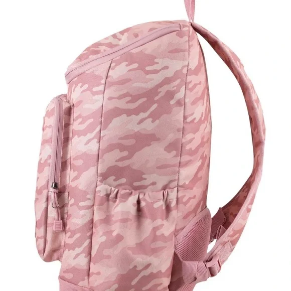 East sports pink camo very roomie backpack. Withpadded straps n strap to hang up - Picture 2 of 5